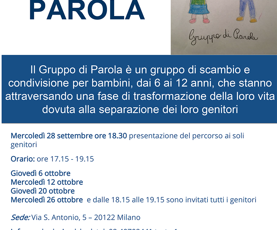 Gruppo di Parola - Edizione 2022